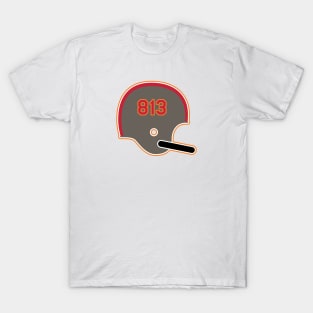 Tampa Bay Buccaneers 813 Helmet T-Shirt